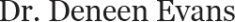 dr. deneen evans name logo